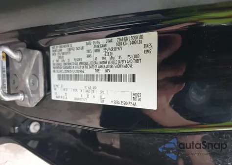 2017 Lincoln Mkc Select z USA, uszkodzony, nr VIN 5LMCJ2D92HUL08962